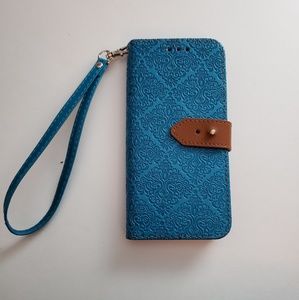 Samsung s8 wallet case with detatchable phone case